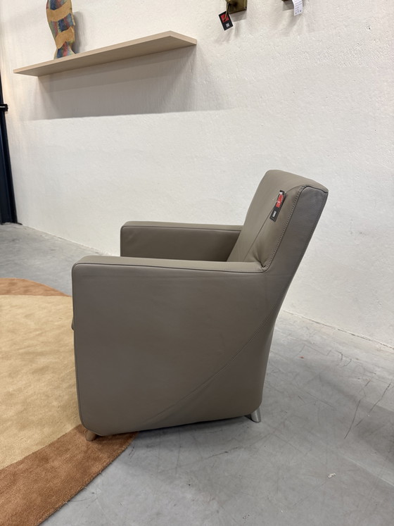 Image 1 of Leolux Dolcinea Sessel, graues Leder