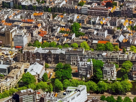 Image 1 of Ámsterdam en Panorama 2020 en Dibond