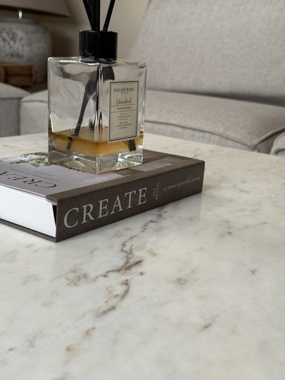 Image 1 of Vintage salontafel van Carrara marmer