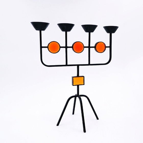 Image 1 of Swedish candlestick by Erik Hoglund and Hubbard Ander, 1960s