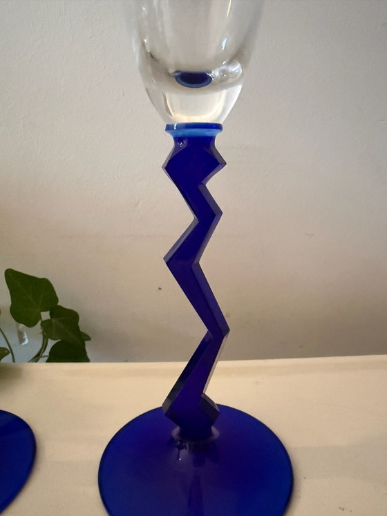 Schott Zwiesel Memphis Eclair Flutes, Glazen & Karaffen, Kristal, Blauw (foto 4 van 5)