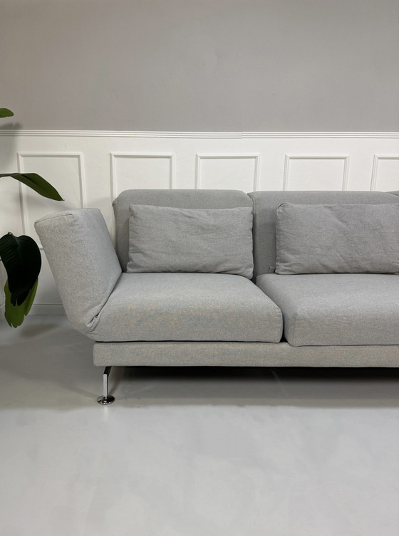 Image 1 of Sofá cama de 3 plazas Brühl Moule, color gris, de diseño