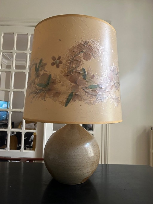 lampe en céramique des années 70