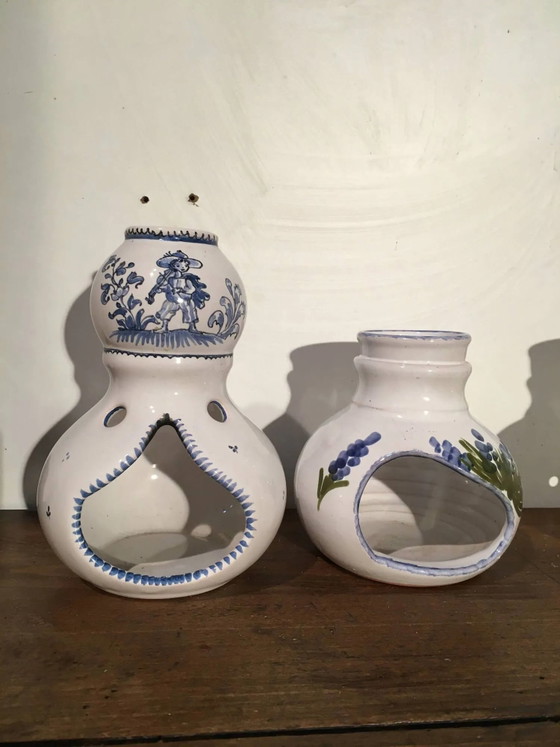 Vallauris und Moustier Parfumbrenner Ihrer Wahl – Kerzenhalter, Porcelain, Vintage (photo 3 of 12)