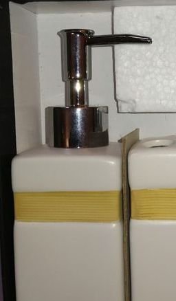 Image 1 of Payot Paris Soap Dispenser and Toothbrush Holder Set