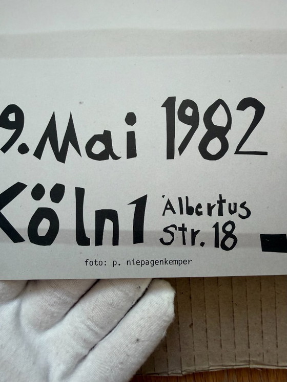 Felix Droese, Galerie Rudolf Zwirner, 1982, Vintage Exhibition Poster – Paper (photo 8 of 9)