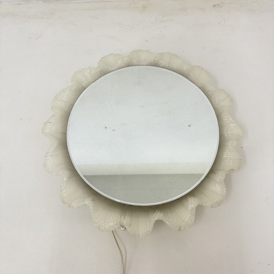 Image 1 of Vintage Lucite wall mirror with backlight , 1970’s , Germany