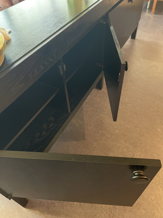 Image 1 of Das Coene-Sideboard im brutalistischen Stil aus schwarzer Eiche