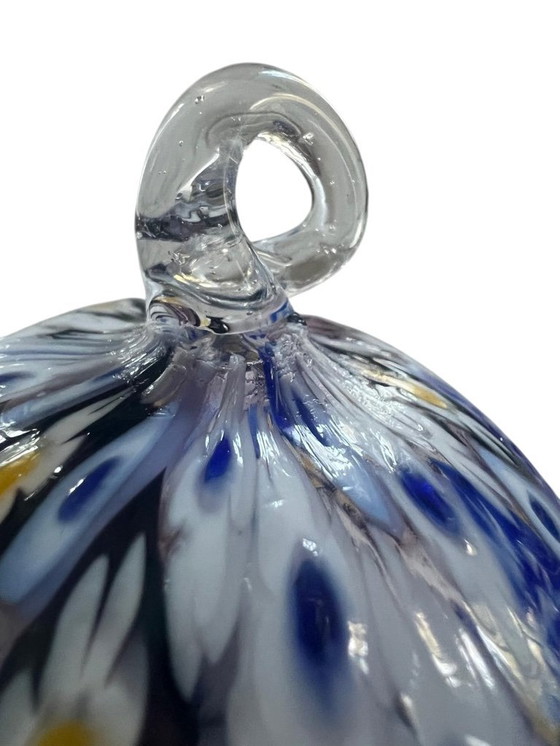 Image 1 of Bolas navideñas de cristal de Murano con murrine millefiori