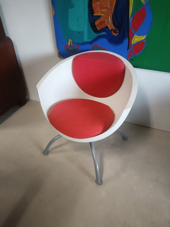 Poltrona a pozzetto vintage IKEA, Sedie girevoli, Metallo, Plastica, Grigio (foto 5 di 12)