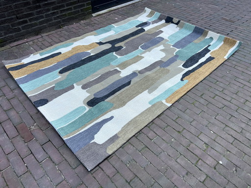 Alfombra Harlequin Trattino Sea Glass para interior y exterior