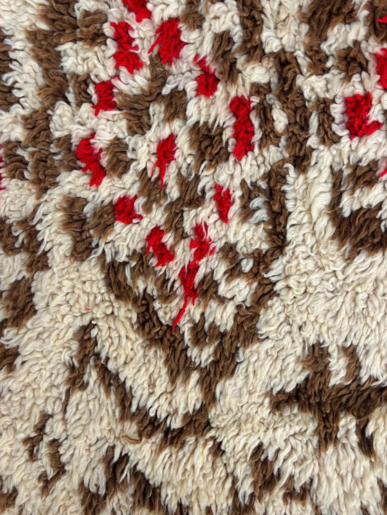 Image 1 of Vintage Berber Runner Wool Carpet
