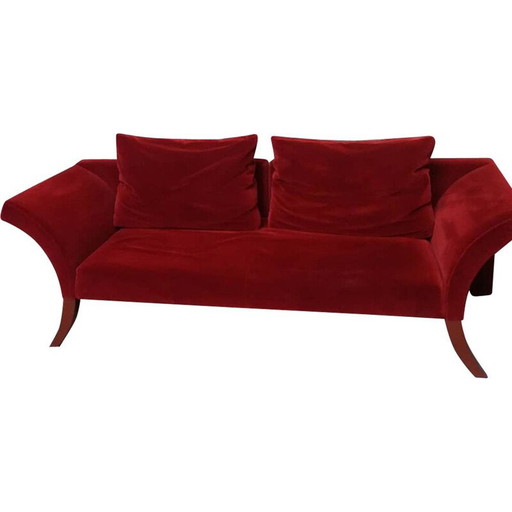 Neo-klassisches Vintage-Sofa aus Samt und Federn von Paolo Piva für B&B