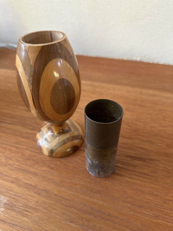 Image 1 of Houten vaasje
