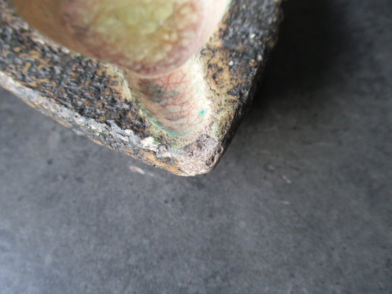 Image 1 of Pieter Groeneveld, posacenere, smaltato, con interno screpolato, marchiato.