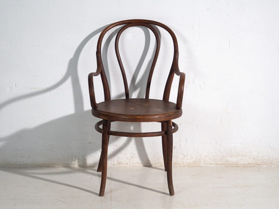 Antique bentwood Thonet armchair – Central Europe, circa 1900 – Metal (photo 38 of 40)