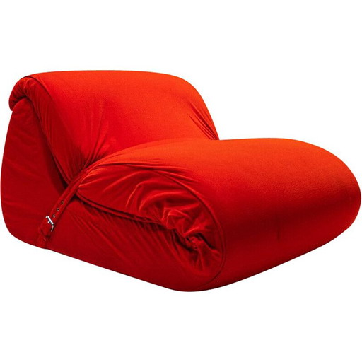 Vintage Ghiro slaapbank met matras, ontworpen door Umberto Catalano en Gianfranco Masi voor Nyform in Bologna, 1967