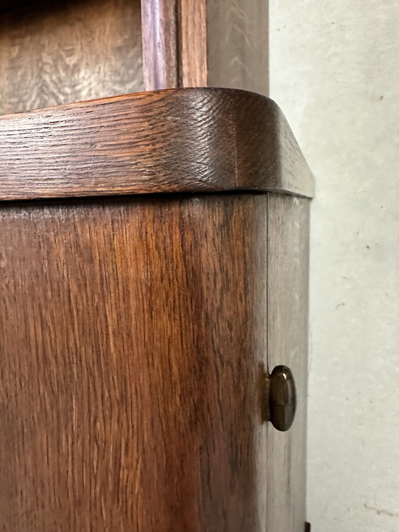 Image 1 of Vitrine Art déco d'origine - chêne