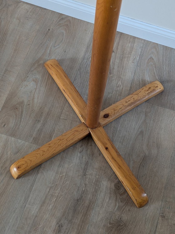 Image 1 of Vintage grenenhouten "Sputnik" kapstok – Scandinavisch modern – jaren 70