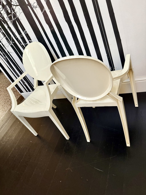KARTELL LOUIS GHOST CHAIR (2x)