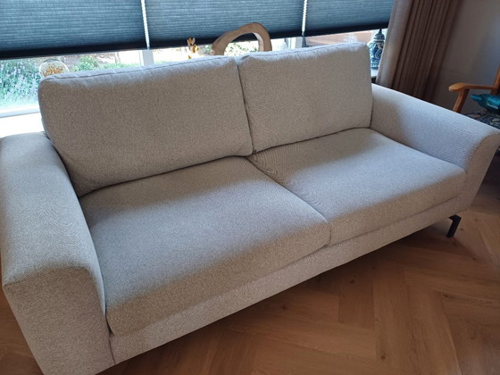 Montèl 3-seater sofa • Light Grey • Mélange Fabric – Montel, 3-5 seaters, Textile (photo 5 of 10)