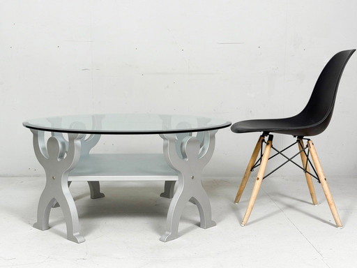 Mesa de centro/auxiliar al estilo de Keith Haring, años 80