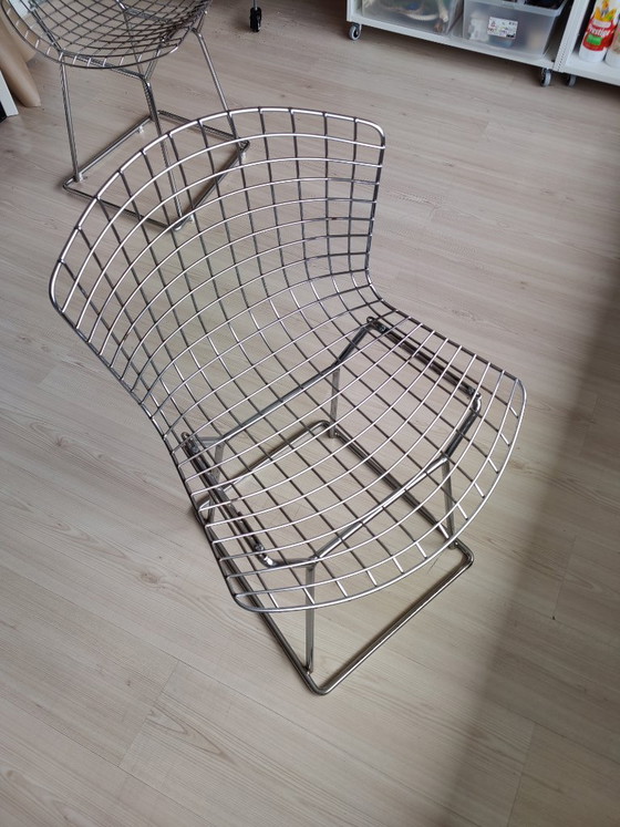 Bertoia Wire Side Chairs X2 – Harry Bertoia, Chaises de salle à manger, Metal (photo 6 of 9)