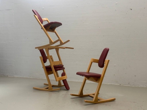 Silla Pendulum Balans vintage de Peter Opsvik para Stokke, Noruega, 1983 – kuipstoelen, Wood