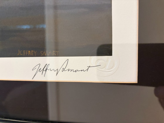 Image 1 of Jeffrey Smart – "Four Closed Shops" (stampa d'archivio in edizione limitata con cornice)