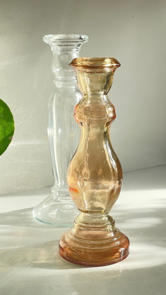 Par de portavelas de cristal transparente – Glass (photo 4 of 30)