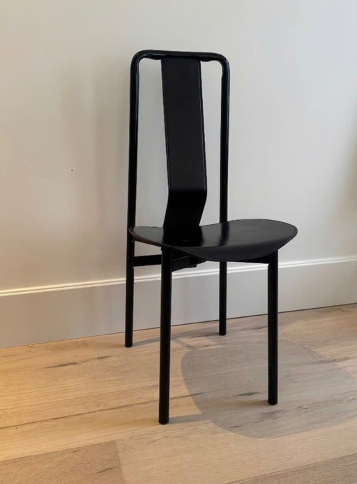 Zanotta Irma eetkamerstoelen – set van 4 Italiaans design