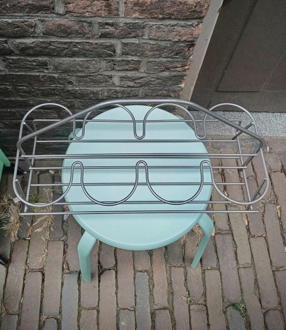 Image 1 of Vintage wire steel bottle holder / bottle carrier