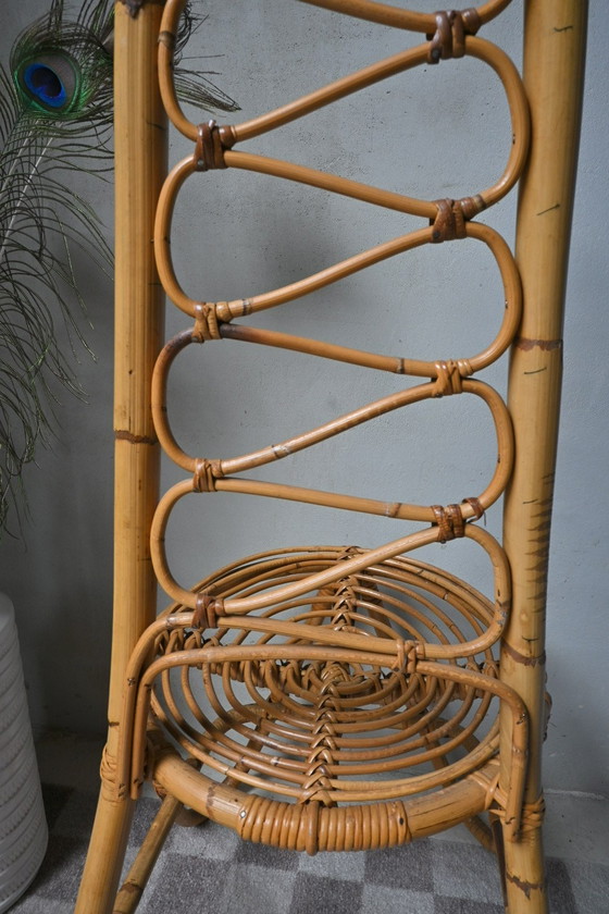 Image 1 of Rattan chair with high back, Rohé Noordwolde, 1960s