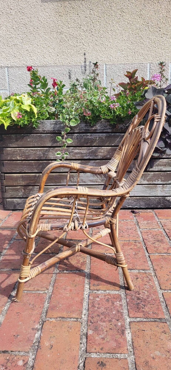 Sillón infantil de ratán – Mecedoras, Wicker, Rattan (photo 4 of 7)