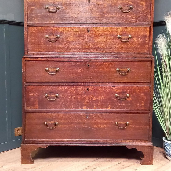 Image 1 of George III chest on chest ladekast uit 1830