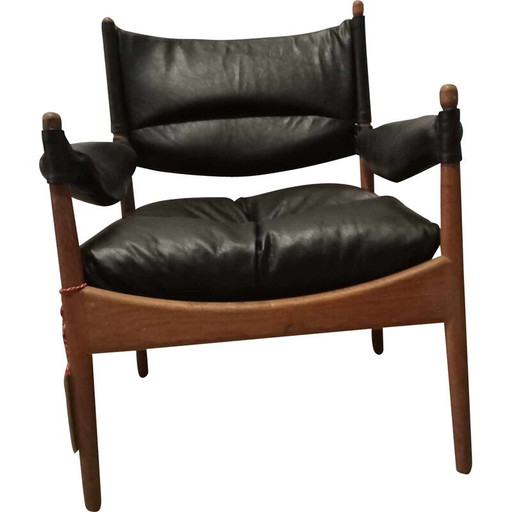 Poltrona vintage "Modus" in teak massiccio di Kristian Vedel per Willadsen Møbelfabrik, 1960