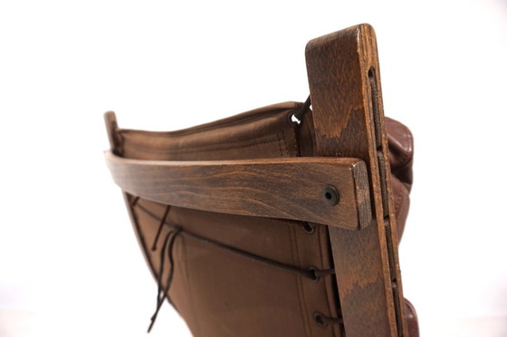 Image 1 of Poltrona in pelle Westnofa Siesta di Ingmar Relling, 1960