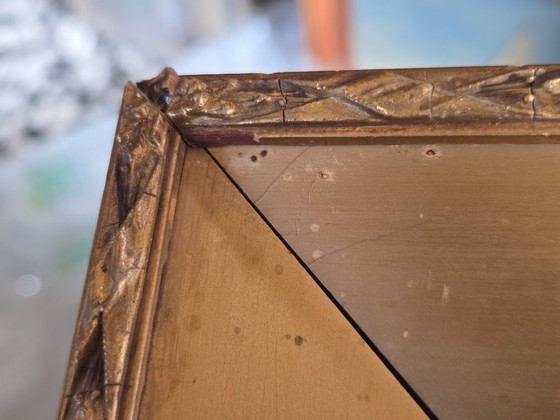 Zwei Landschaftsgemälde in goldenem Rahmen, Gemälde & Zeichnungen, Holz, Andere, Mehrfarbig, Klassiek (Foto 12 von 15)