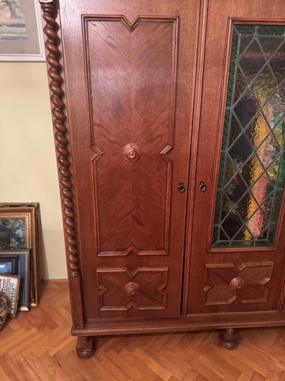 Spanish Style Oak Wardrobe, Early 20th Century (photo 3 of 5)