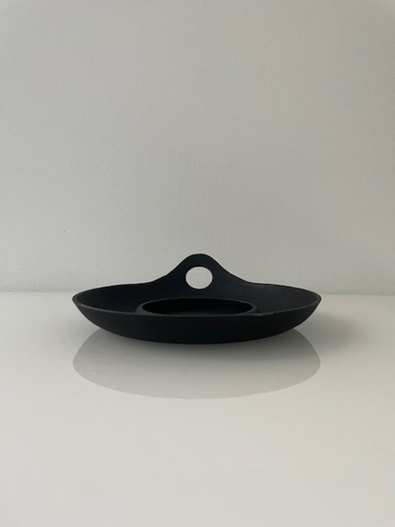 Image 1 of Moderne zwarte aluminium design kaarsenhouder