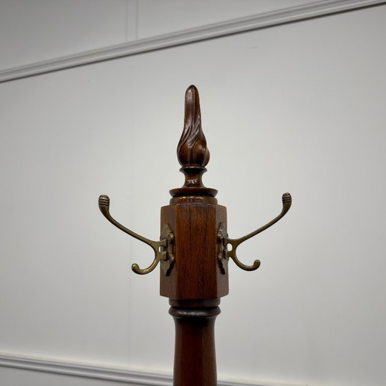 Appendiabiti in mogano inglese – Legno, Ottone (photo 4 of 11)