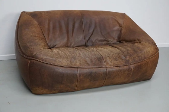 Image 1 of Divano Gerard van den Berg Ringo in pelle vintage, anni '70