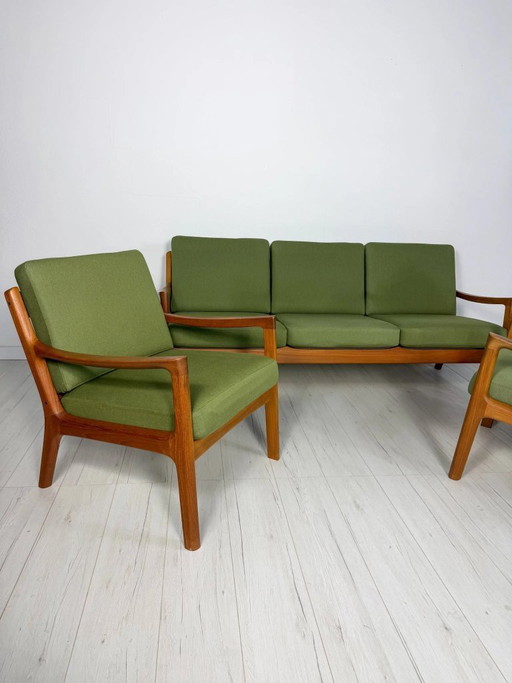 Vintage Senator Teak Lounge Set von Ole Wanscher für France & Søn, dänisches Design, 1960er Jahre