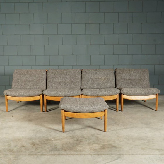 Image 1 of Gruppo di sedute/sedute modulari vintage – Carl Straub – anni '60