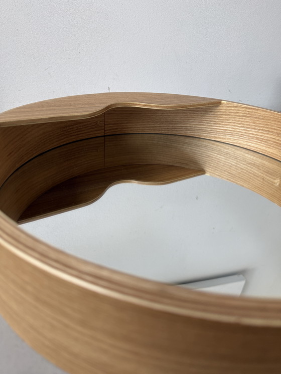 Image 1 of Espejo de pared redondo Zuiver ’40 – espejo de pared con compartimento de almacenamiento