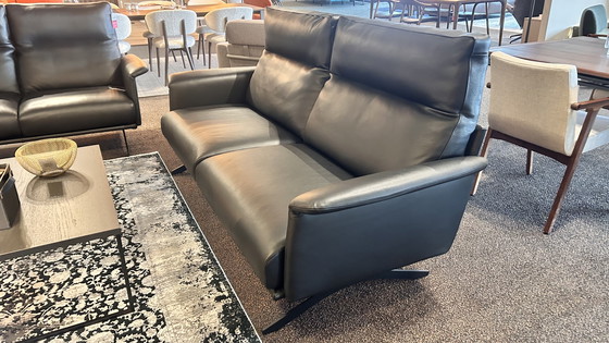 Image 1 of 3 + 2 seater sofa Musterring MR6530 leather