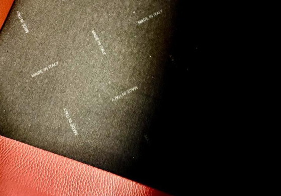 Image 1 of Vintage LC2 Le Corbusier fauteuil in rood leer, Italië, jaren 80