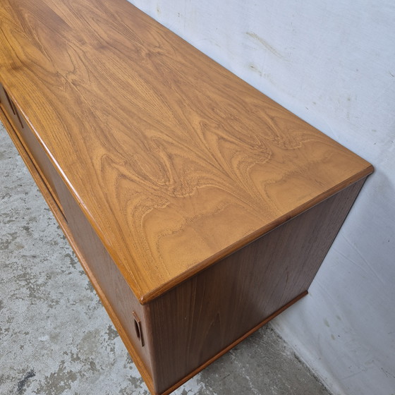 Image 1 of Vintage 1960s teak scandinavian sideboard tv furniture