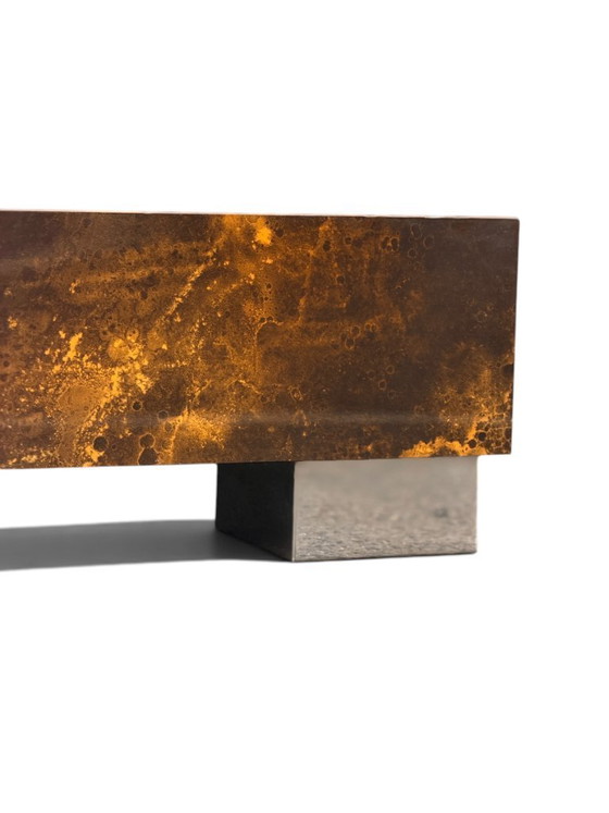 Guy Lefèvre für Ligne Roset Couchtisch aus den 1970er Jahren – „Solar Flare“, Lack- und Metallgestell (photo 9 of 12)