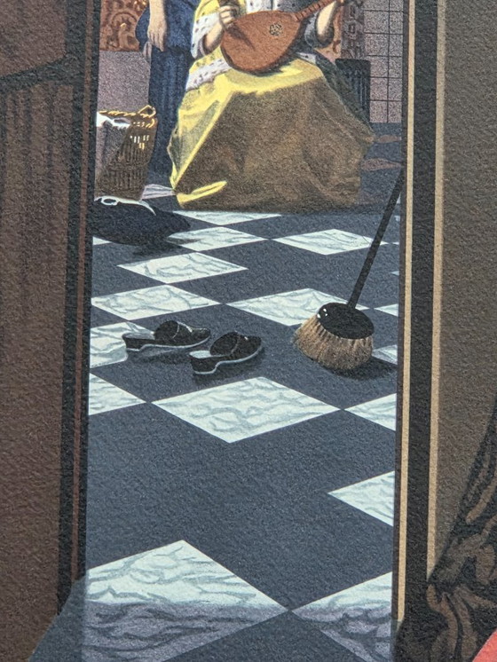 Image 1 of Degans Xavier (1949-) - Lithographie Titrée et Dédicacée (ref 4122-9)